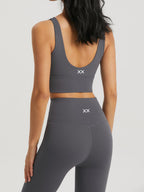 BLACKOUT BARBELL Omni Bra (Navy) — Navy detail