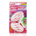 Benri Toilet Cleaning Block - Floral Scented, Bleach Formula for Hygiene & Freshness