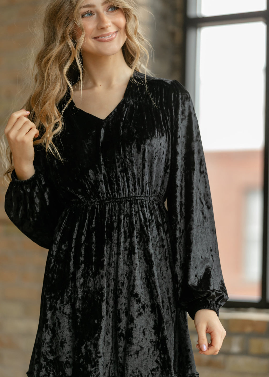 Inherit Co. Diana Velvet Midi Dress - FINAL SALE — lifestyle context