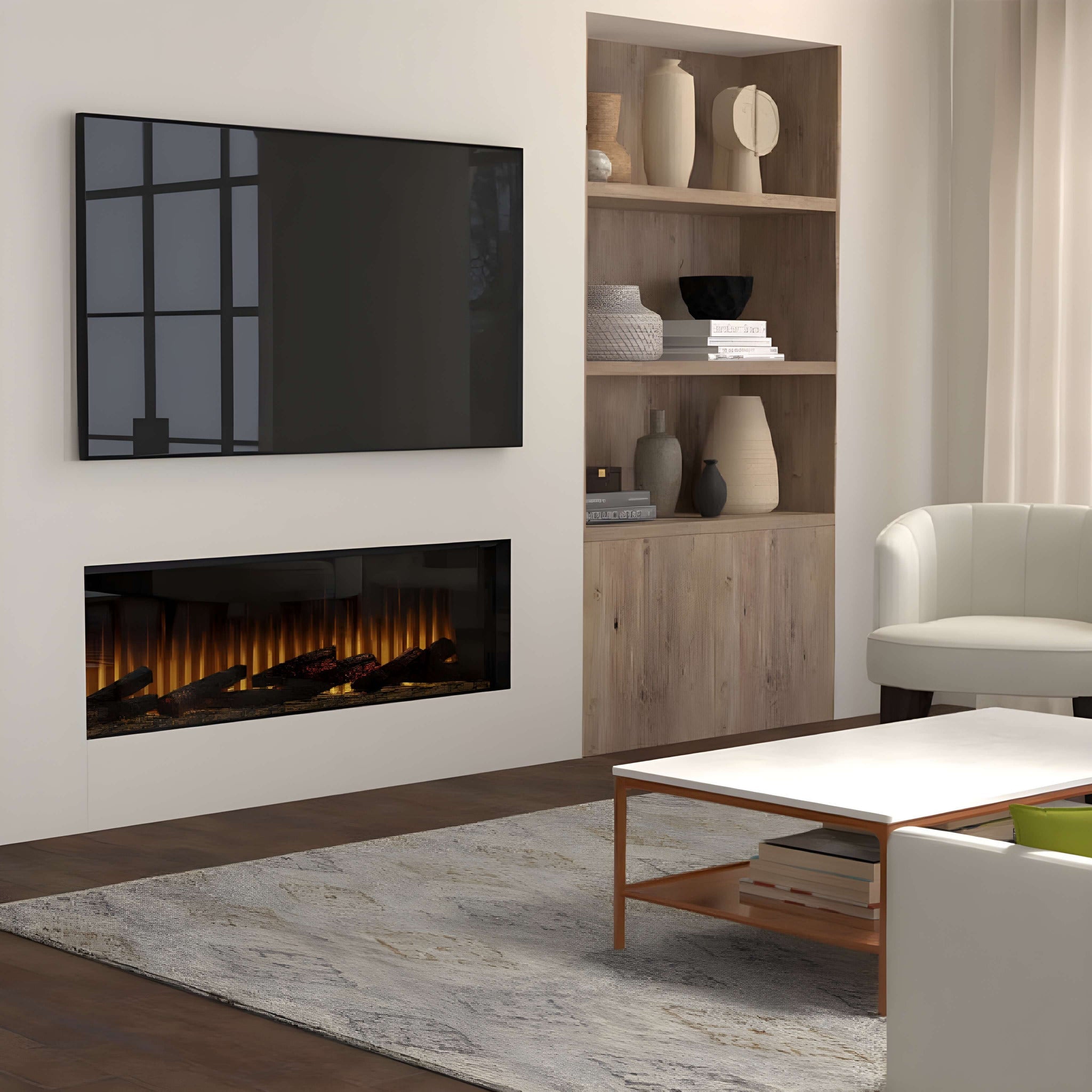 Dimplex Ignite Ultra Built-In Electric Fireplace With Multi Function Remote Control [ULT50/60/74/88] (SAK51854) – SAKSBY WHOL
