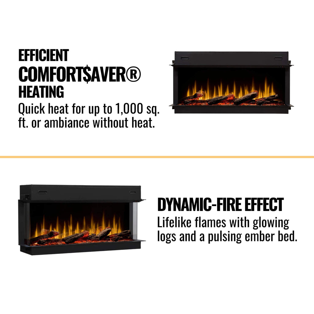 Dimplex Ignite Ultra Built-In Electric Fireplace With Multi Function Remote Control [ULT50/60/74/88] (SAK51854) – SAKSBY WHOL