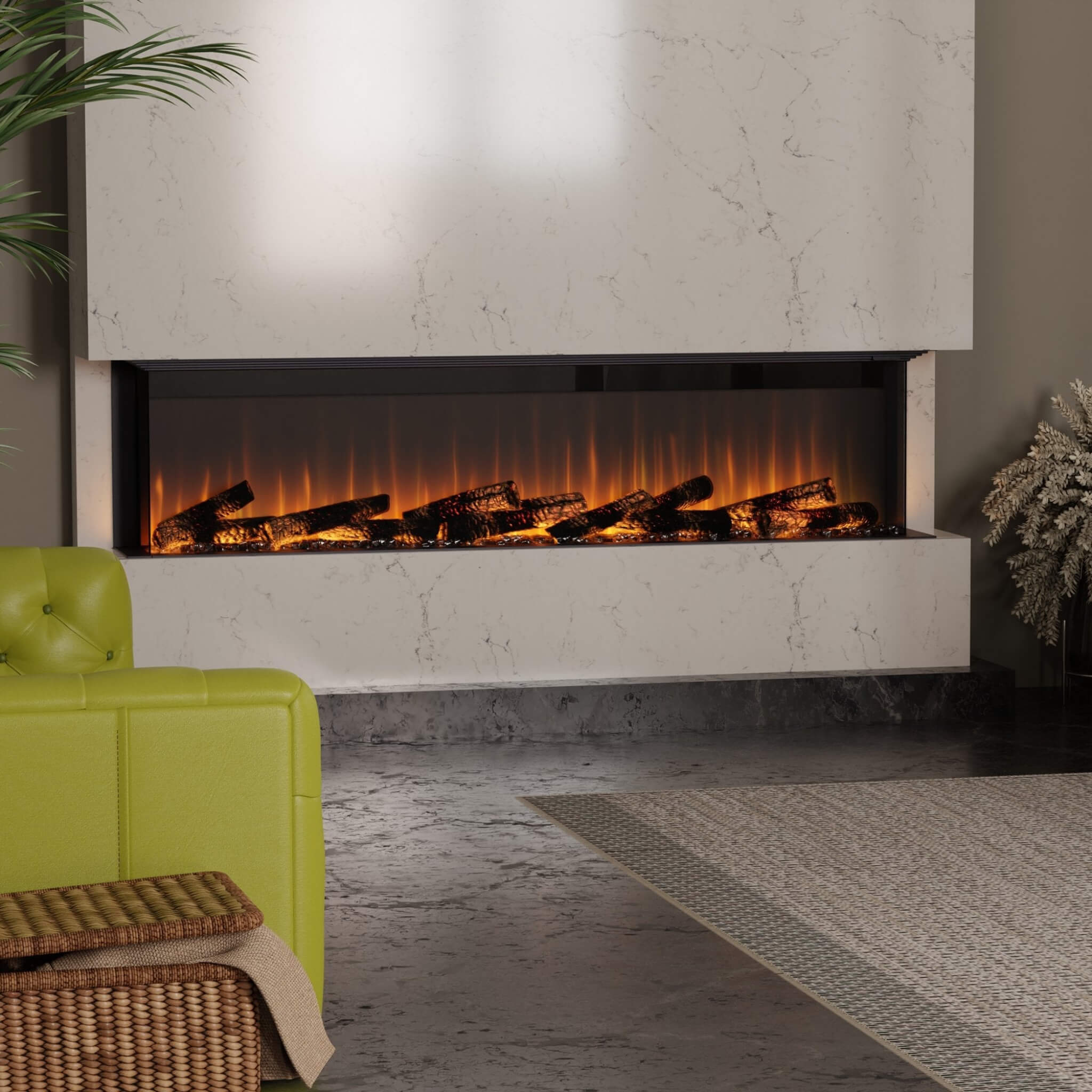 Dimplex Ignite Ultra Built-In Electric Fireplace With Multi Function Remote Control [ULT50/60/74/88] (SAK51854) – SAKSBY WHOL