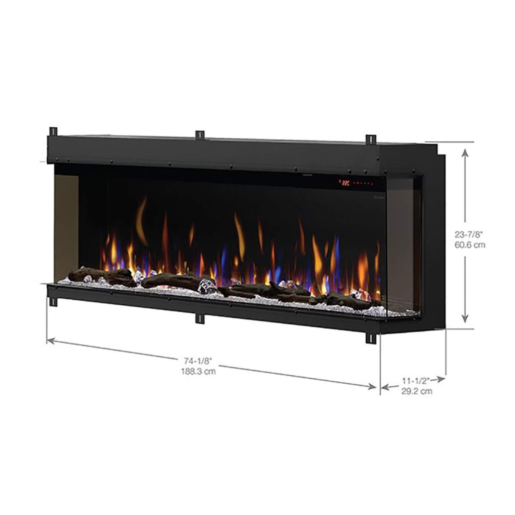 Dimplex IgniteXL Bold 74-Inch Deep Built-In Linear Electric Fireplace [XLF7417-XD] (SAK78959) – SAKSBY WHOLESALE, view 10