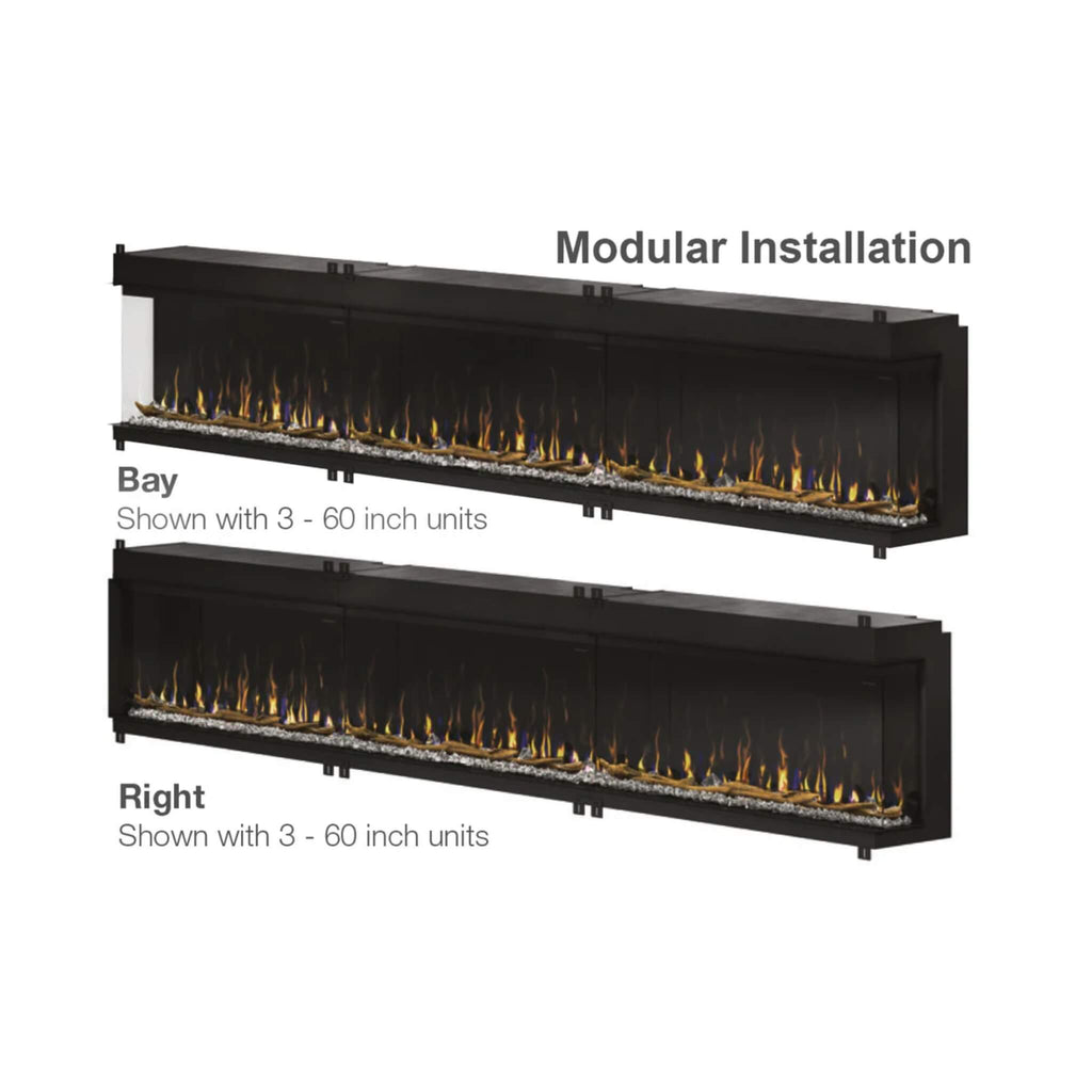 Dimplex IgniteXL Bold 100-Inch Smart Linear Multi Side View Built-In Electric Fireplace [XLF10017-XD] (SAK72359) – SAKSBY WHO