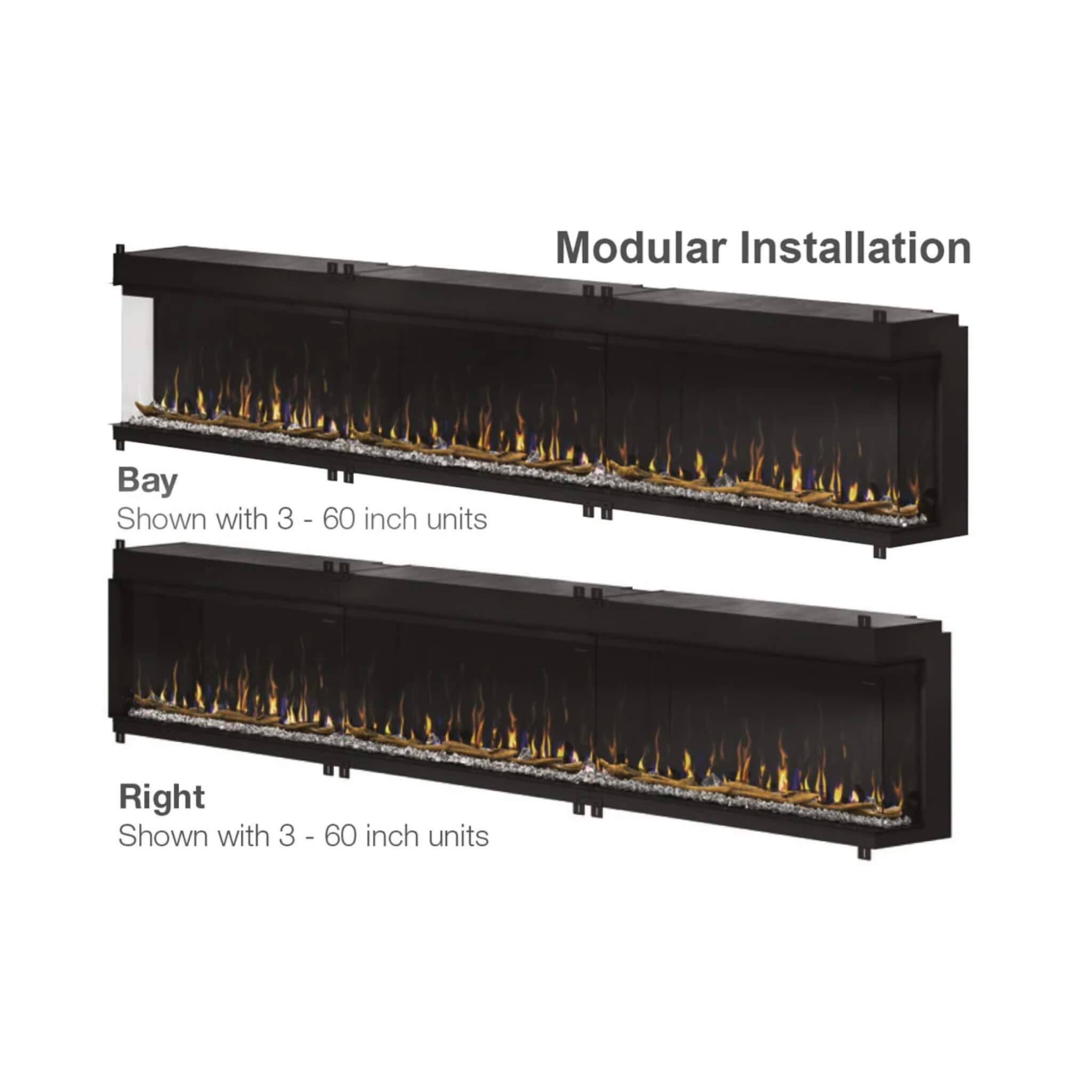 Dimplex IgniteXL Bold 100-Inch Smart Linear Multi Side View Built-In Electric Fireplace [XLF10017-XD] (SAK72359) – SAKSBY WHO