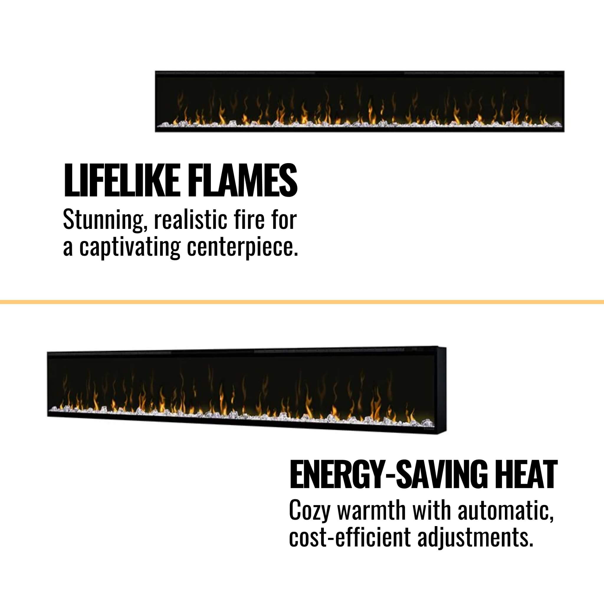 Dimplex IgniteXL 100-Inch Built-In Linear Electric Fireplace [XLF100] (SAK28479) – SAKSBY WHOLESALE, view 11