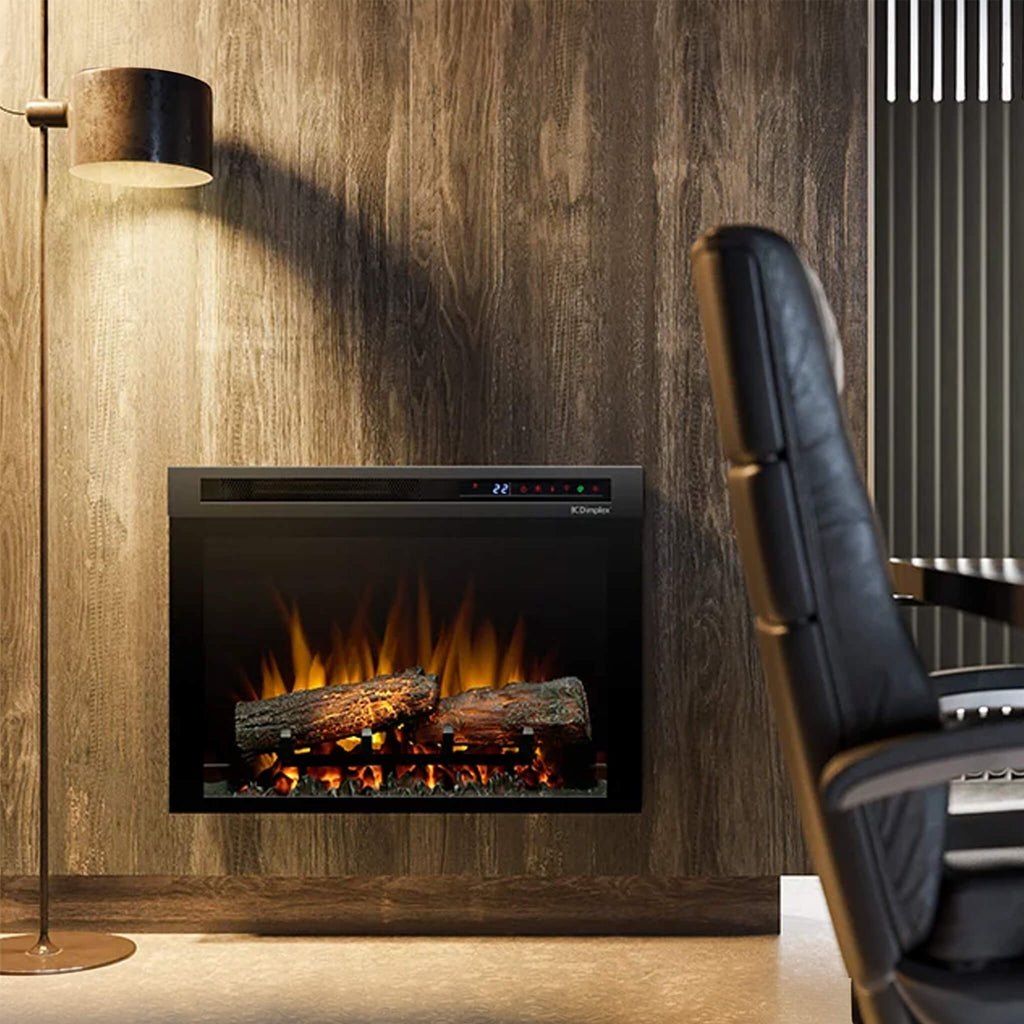 Dimplex Multi-Fire 26-Inch Built-In Traditional Fireplace With Realogs [XHD26L] (SAK65019) – SAKSBY WHOLESALE, view 3