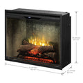 Dimplex Revillusion Built-In Electric Firebox W/ Weathered Concrete Line & Plug Kit [RBF30/42WC-FG] (SAK46891) – SAKSBY WHOLE