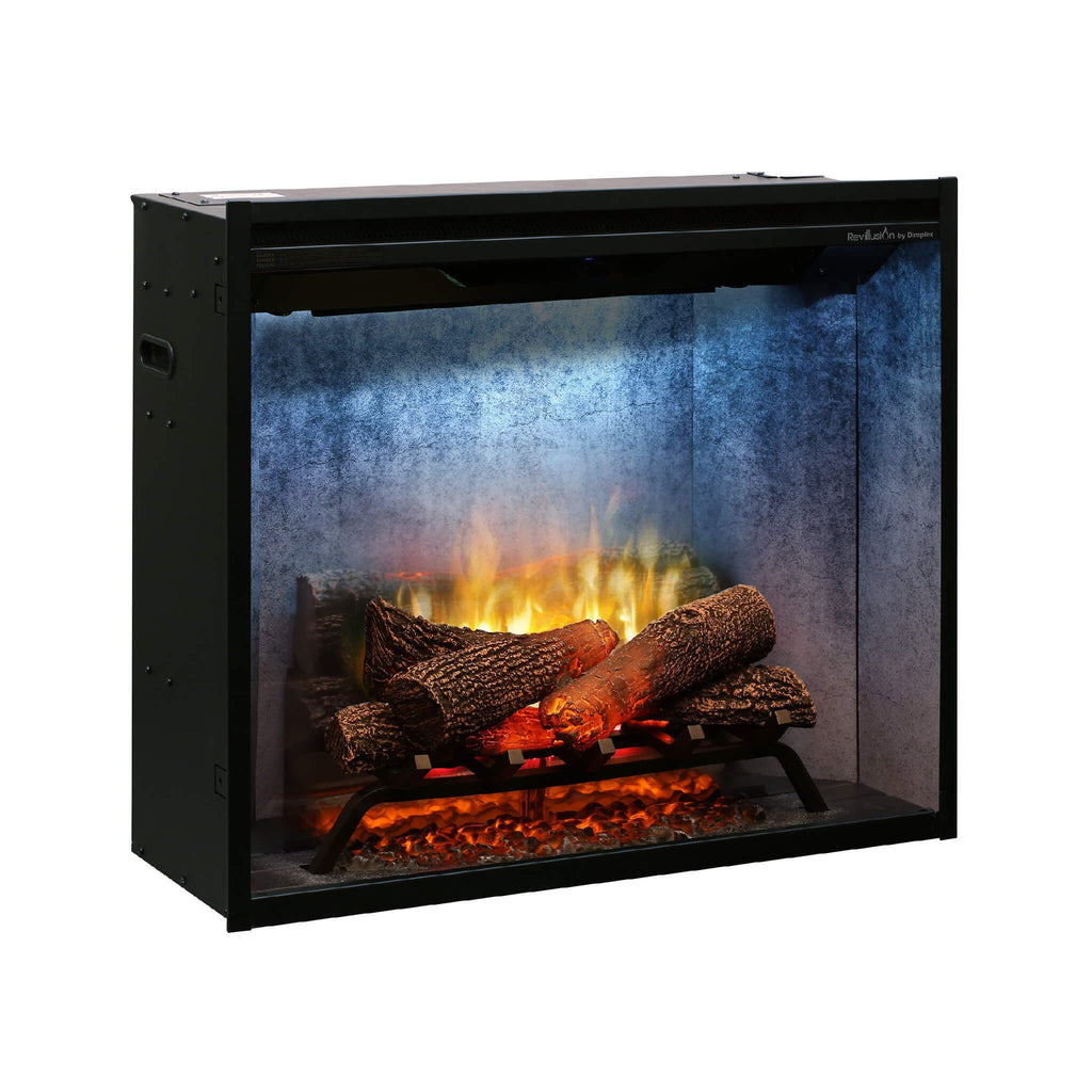 Dimplex Revillusion Built-In Electric Firebox W/ Weathered Concrete Line & Plug Kit [RBF30/42WC-FG] (SAK46891) – SAKSBY WHOLE