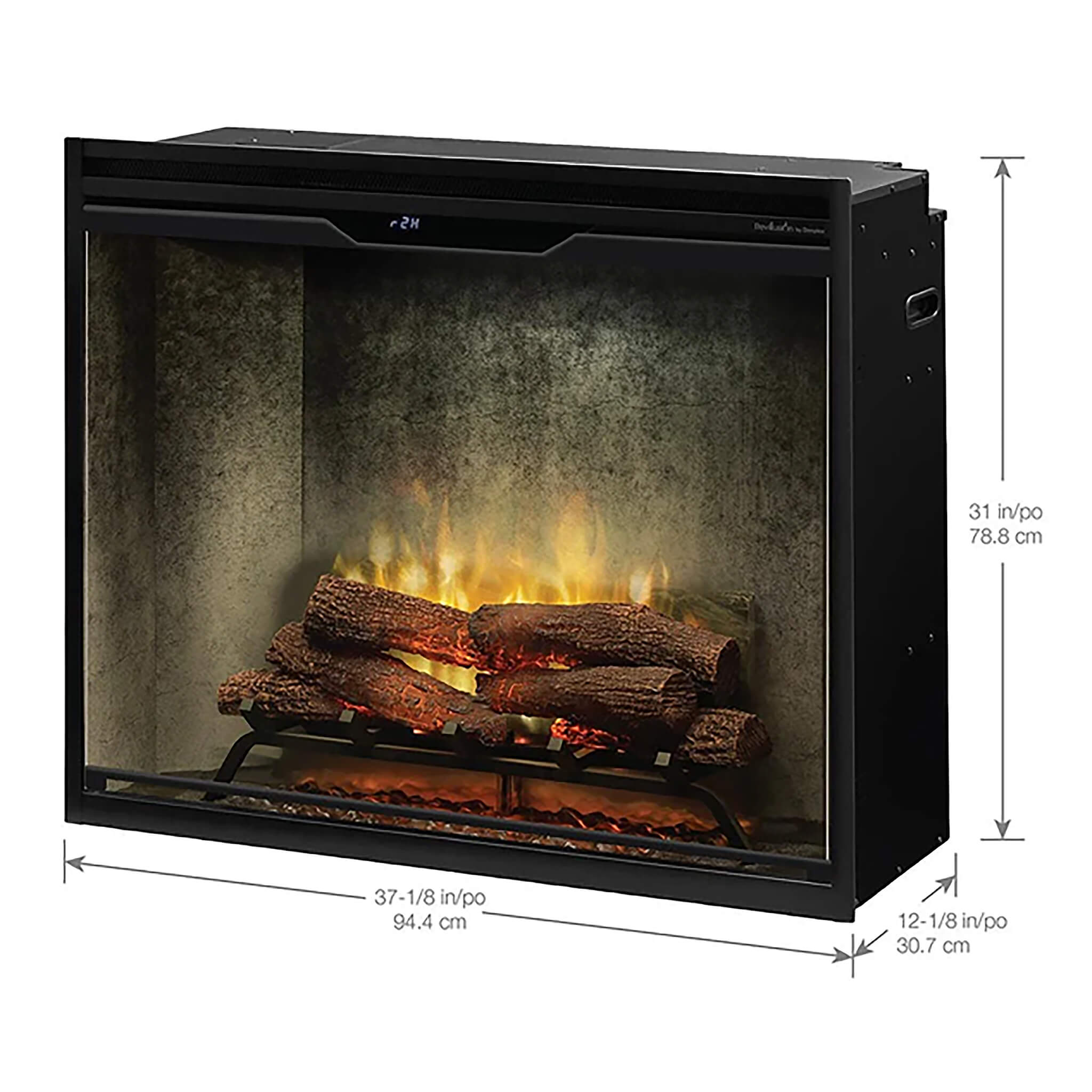 Dimplex Revillusion Built-In Electric Firebox W/ Weathered Concrete Line & Plug Kit [RBF30/42WC-FG] (SAK46891) – SAKSBY WHOLE