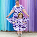 Princess Awesome & Boy Wonder "Dinoscape" Dinosaur Wilderness Super Twirler Dress with Pockets — main product shot