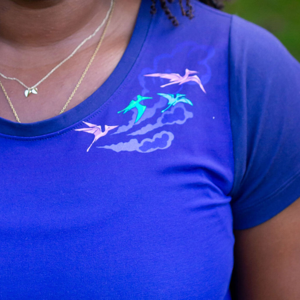 Princess Awesome & Boy Wonder Adult Dinosaurs Super Twirler Dress with Pockets — lifestyle worn / used context