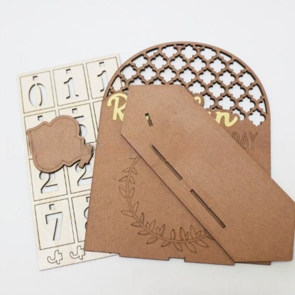 Mariam's Collection DIY Wooden Star & Moon Countdown Calendar (MAC337） — detail shot 6