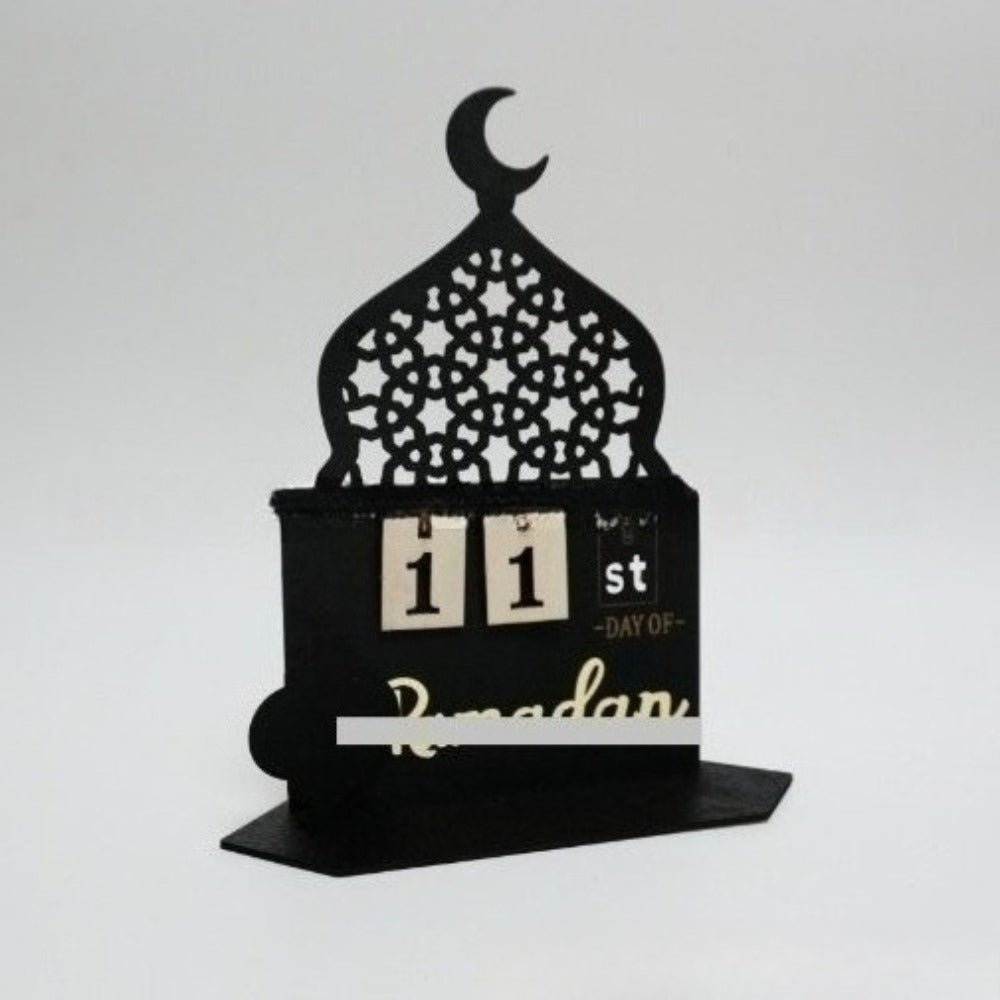 Mariam's Collection DIY Wooden Star & Moon Countdown Calendar (MAC337） — construction detail