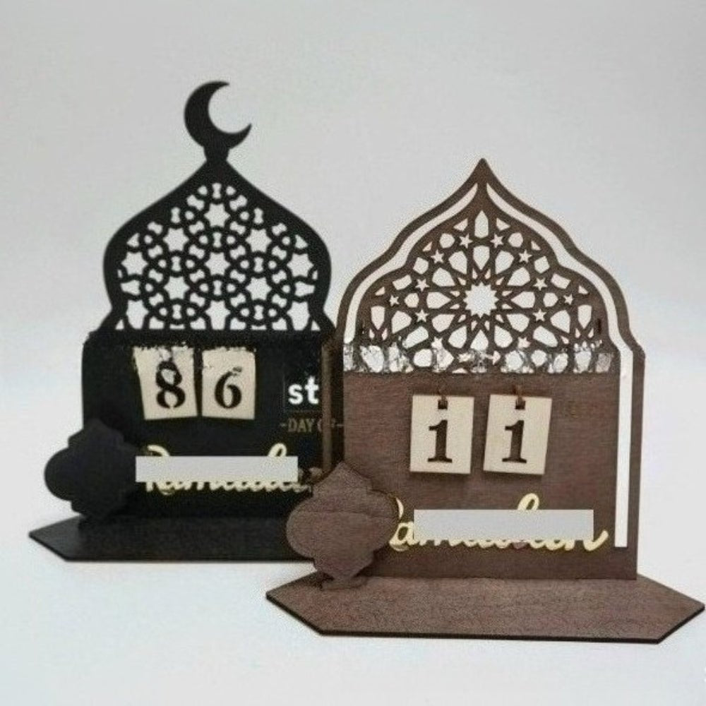 Mariam's Collection DIY Wooden Star & Moon Countdown Calendar (MAC337） — main product shot