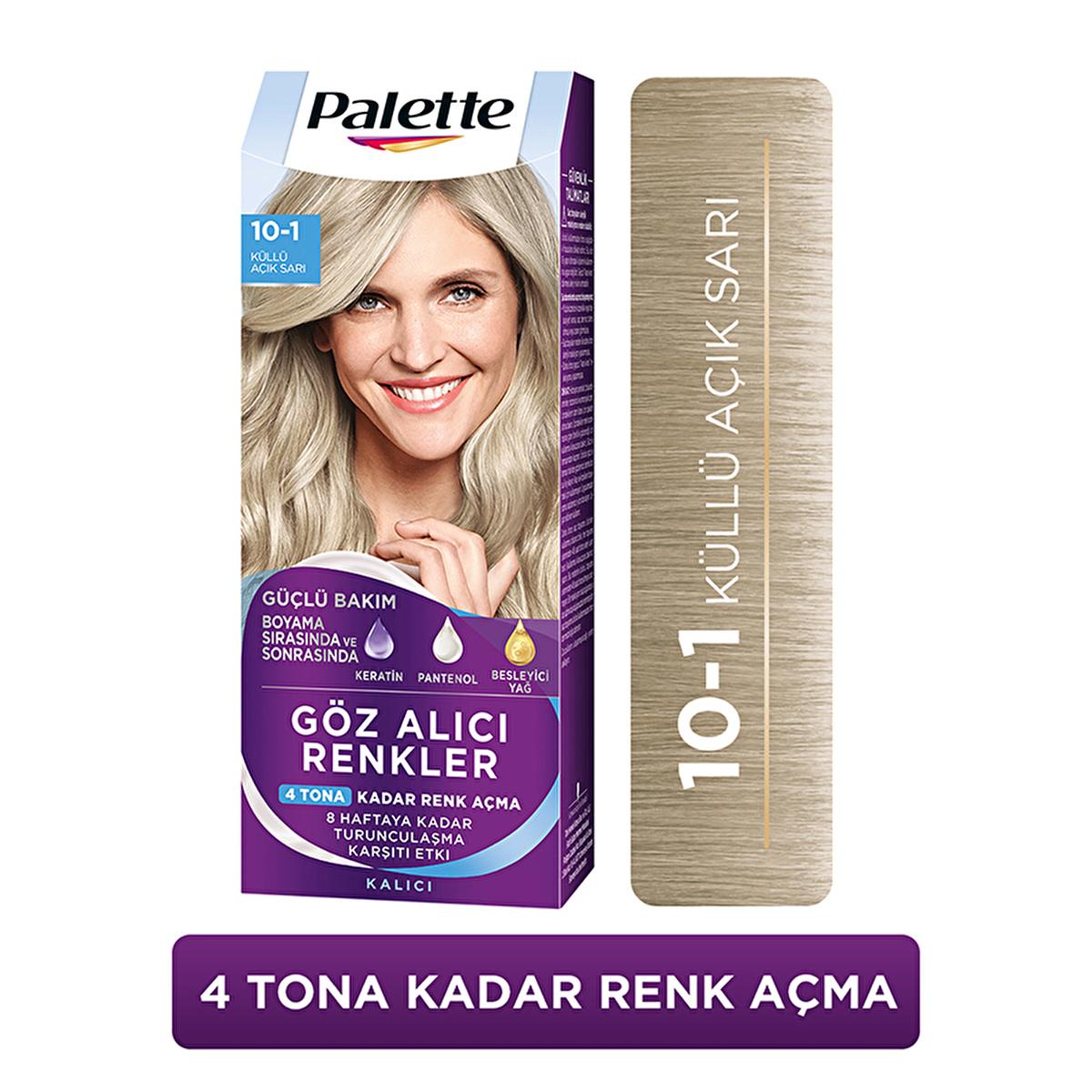 Palette Hair Color 10-1 - Light Ash Blonde with Triple Care Formula for Beauty Enthusiasts | 4.2 fl. oz.