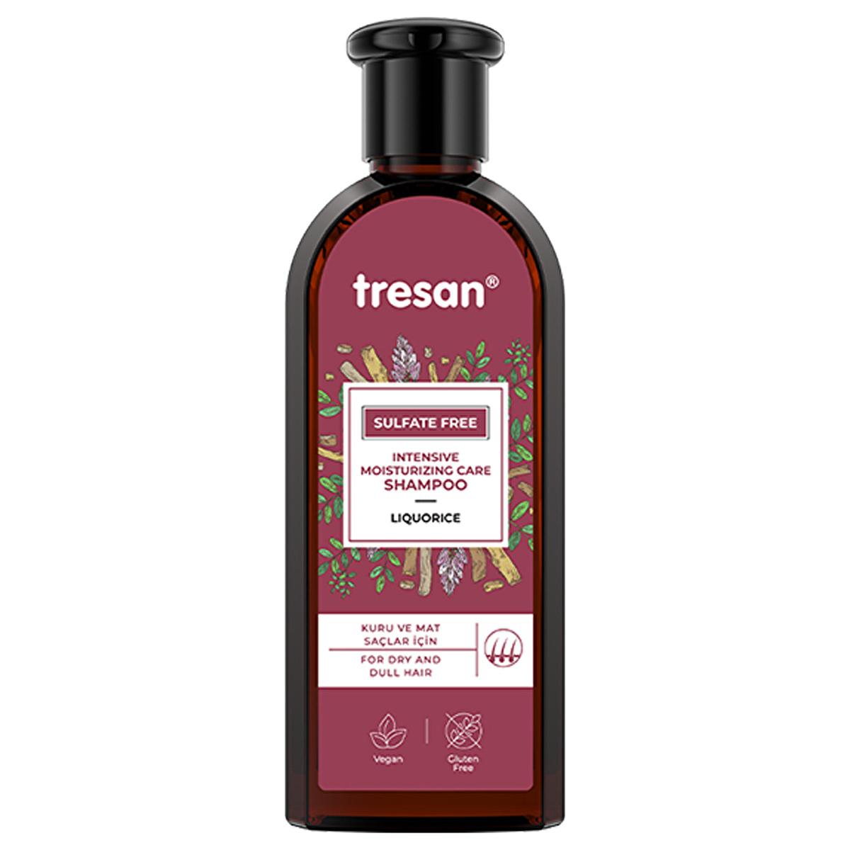 Tresan Sulfate-Free Shampoo with Licorice Root Extract - Moisturizing, Gentle, Natural Hair Care - 10.14 fl oz