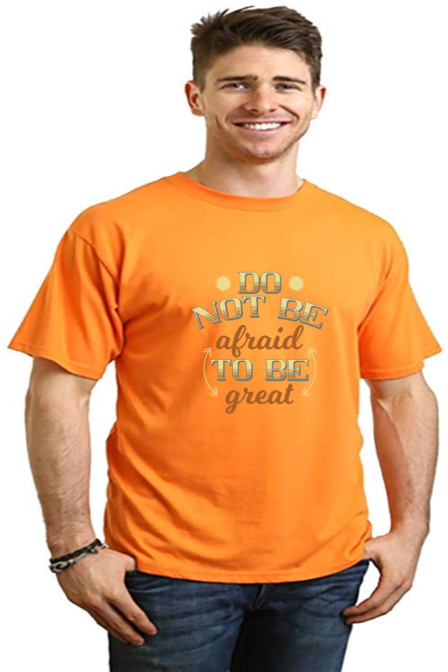 Spun Bamboo Do Not Be To Be Men's Bamboo Viscose/Organic Cotton Short Sleeve  Graphic T-Shirt — back view
