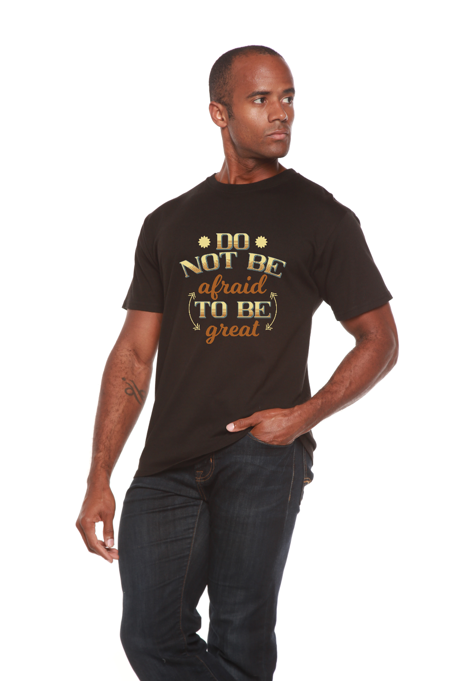 Spun Bamboo Do Not Be To Be Men's Bamboo Viscose/Organic Cotton Short Sleeve  Graphic T-Shirt — feature highlight
