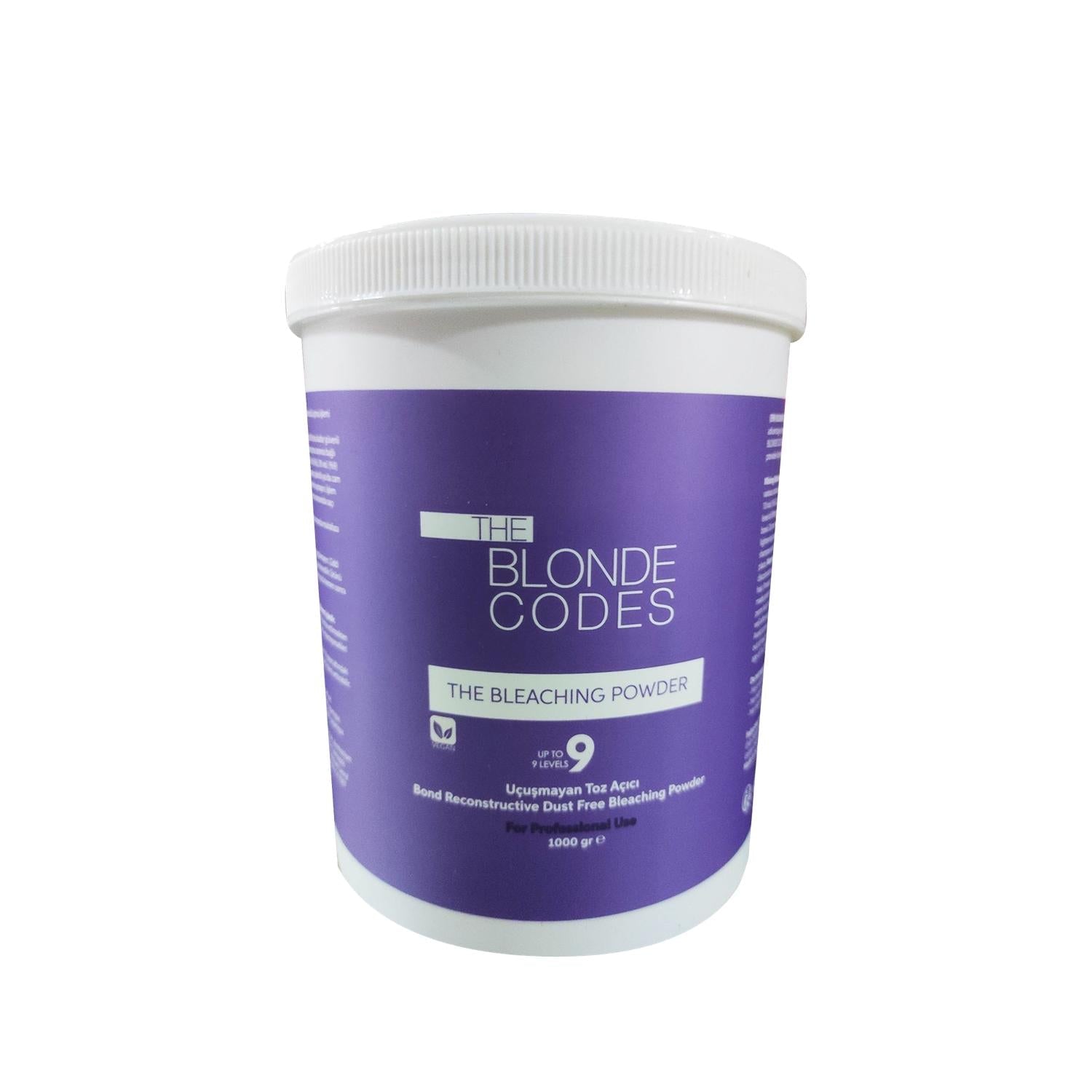 The Color Codes Hair Bleaching Powder - Violet Toz Açıcı 1000g for Lightening & Bleaching Hair