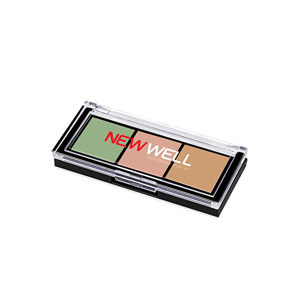 New Well Porcelain Make Up Camouflage Cream Palette - Color Correcting Concealer for Flawless Makeup by Beauty Care Bag
