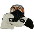 The Heartbeat Brand Dog Hat - Low Profile - Ponytail - Tan / Black - Laser Mesh — main product shot