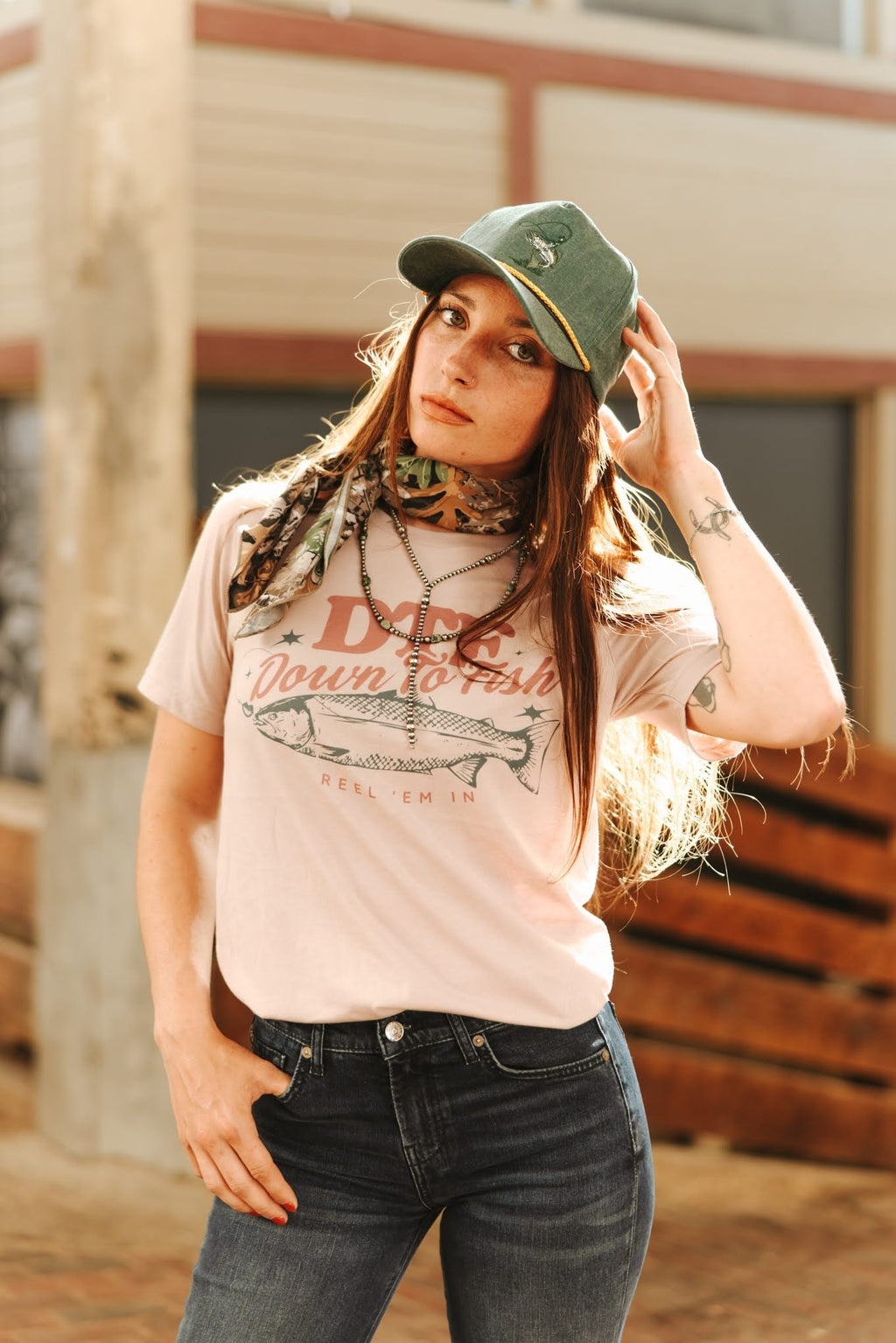 Wild Junkie Down To Fish Graphic Tee — main product shot