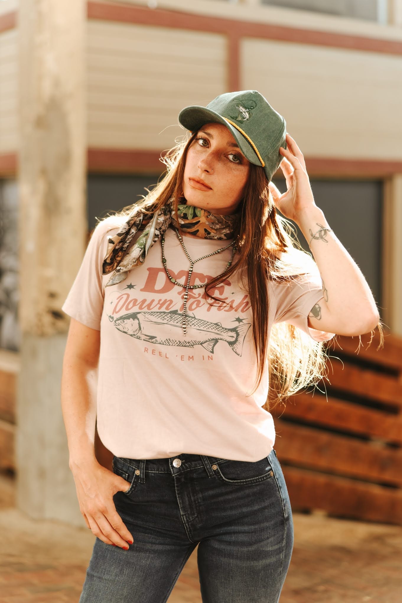Wild Junkie Down To Fish Graphic Tee — main product shot