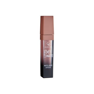 Golden Rose Matte Lipstick - Long Lasting, Comfortable & Intense Color Lip Color