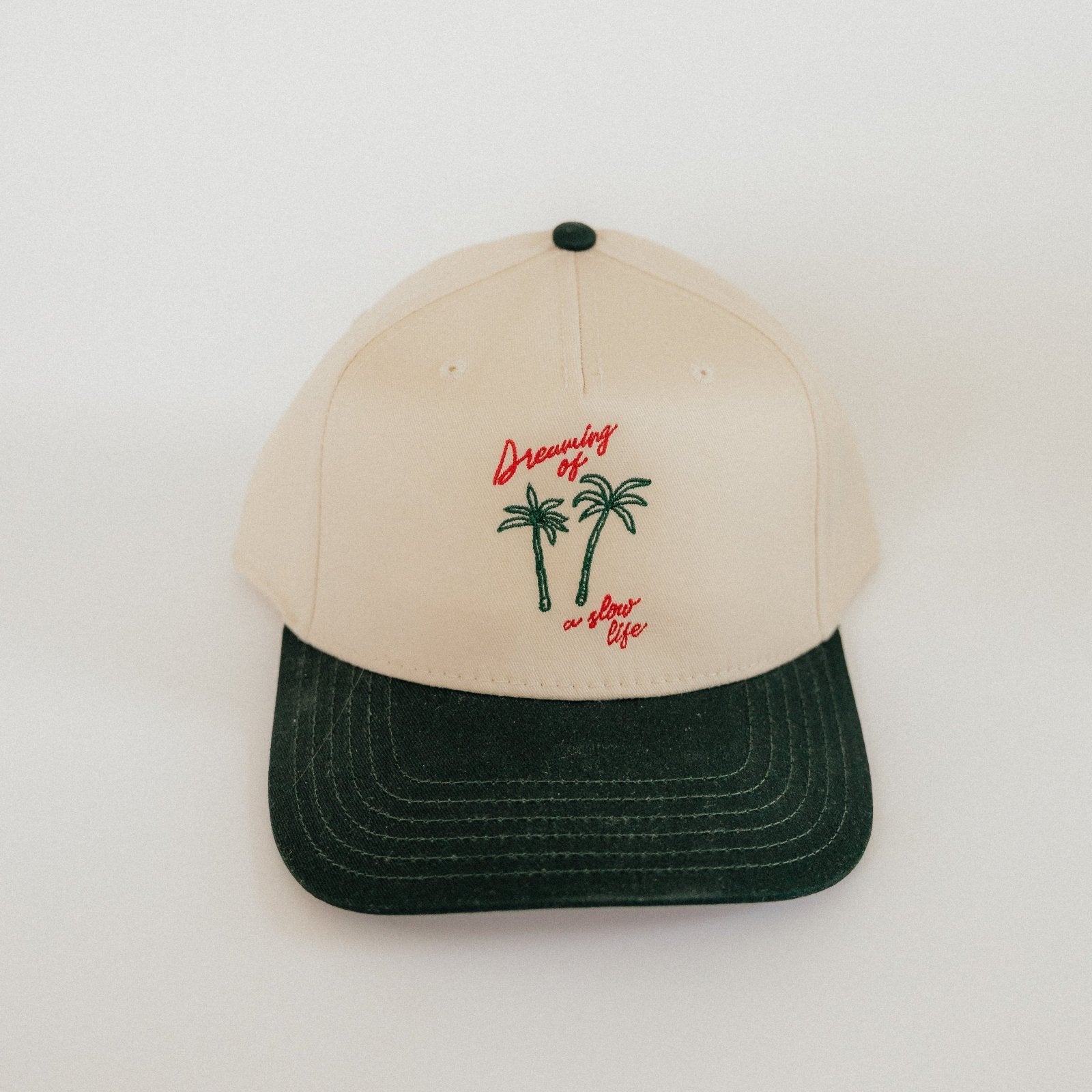 Coco & Rho Dreaming of a slow life - Trucker Hat — detail close-up