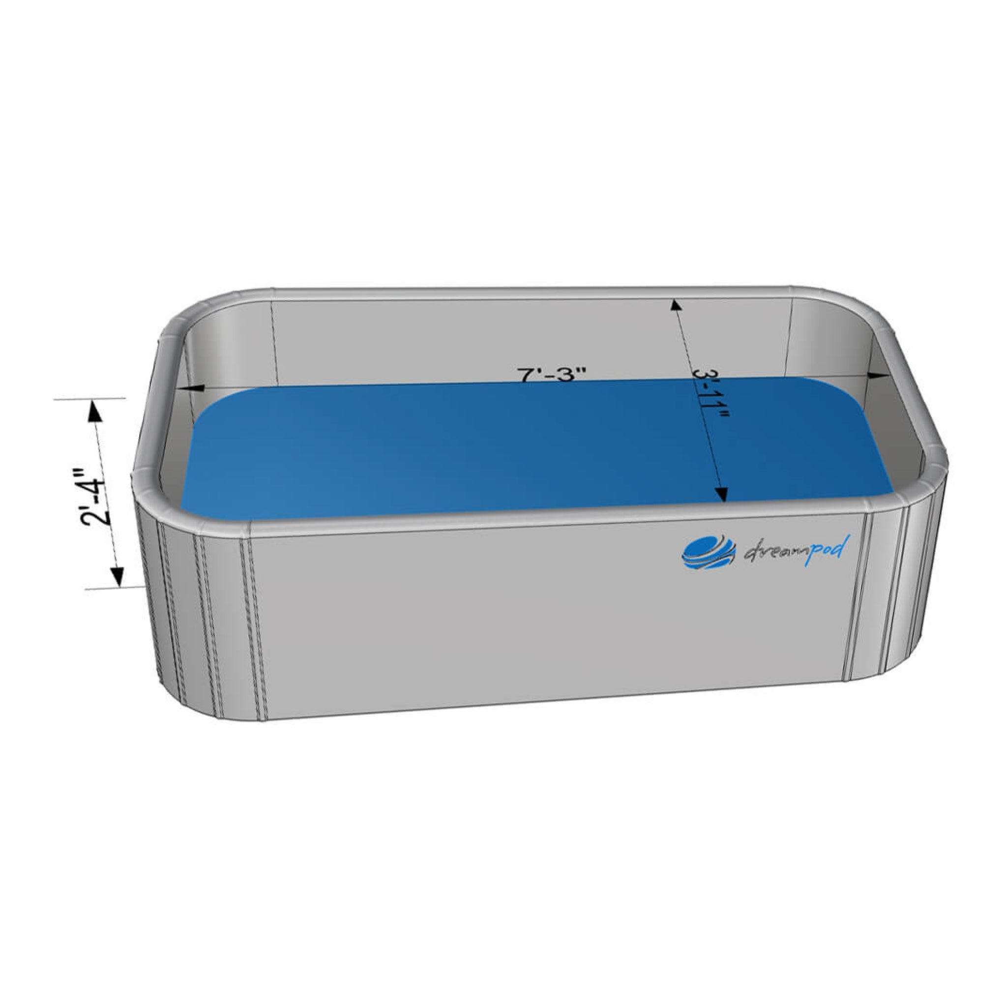 Dreampod Home Float Flex Premium Inflatable Pvc Reinforced Floatation Tank [DPFP104GPE] (SAK36706) – SAKSBY WHOLESALE, view 4
