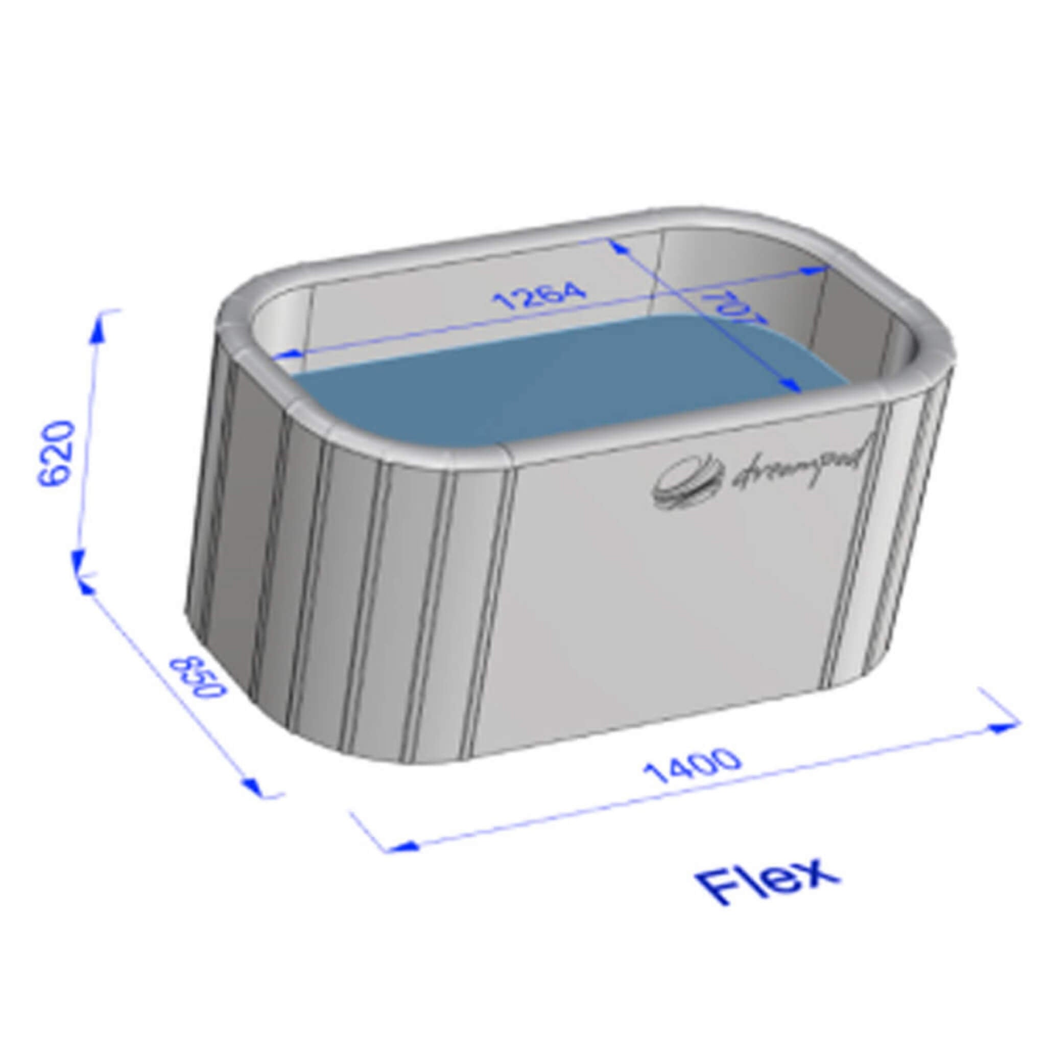 Dreampod Ice Bath Flex Premium Inflatable PVC Reinforced Floatation Tank [DPIB002BPO] (SAK15374) – SAKSBY WHOLESALE, view 5