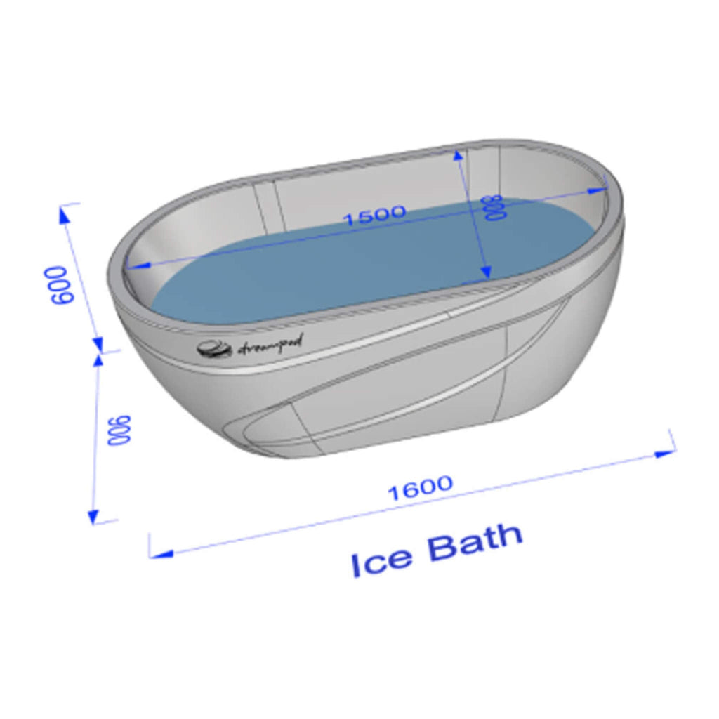 Dreampod Ice Bath With Chiller Premium Fiberglass Floatation Tank [DPIB101WPE] (SAK17942) – SAKSBY WHOLESALE, view 6