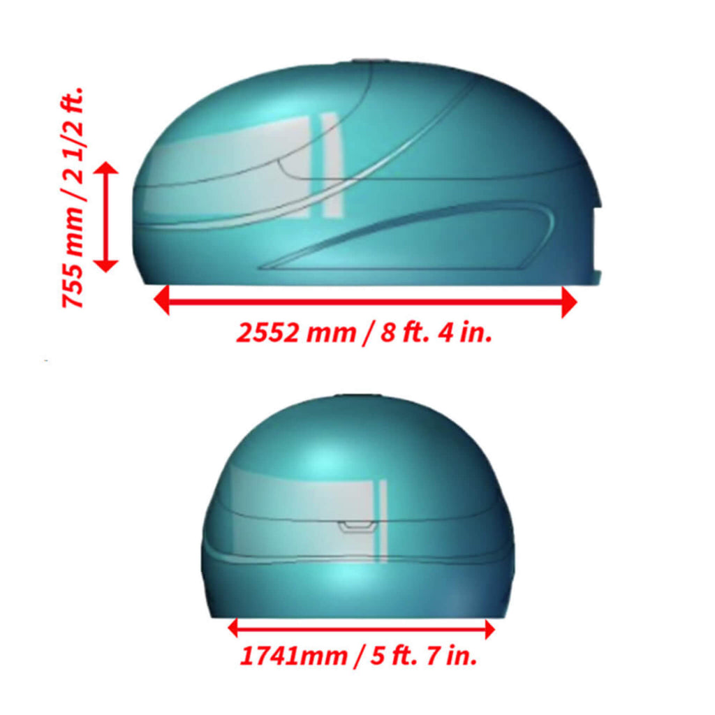 Dreampod V2 Commercial Home Flotation Sensory Isolation Tank Pod Spa [DPFP201WPE] (SAK93817) – SAKSBY WHOLESALE, view 13