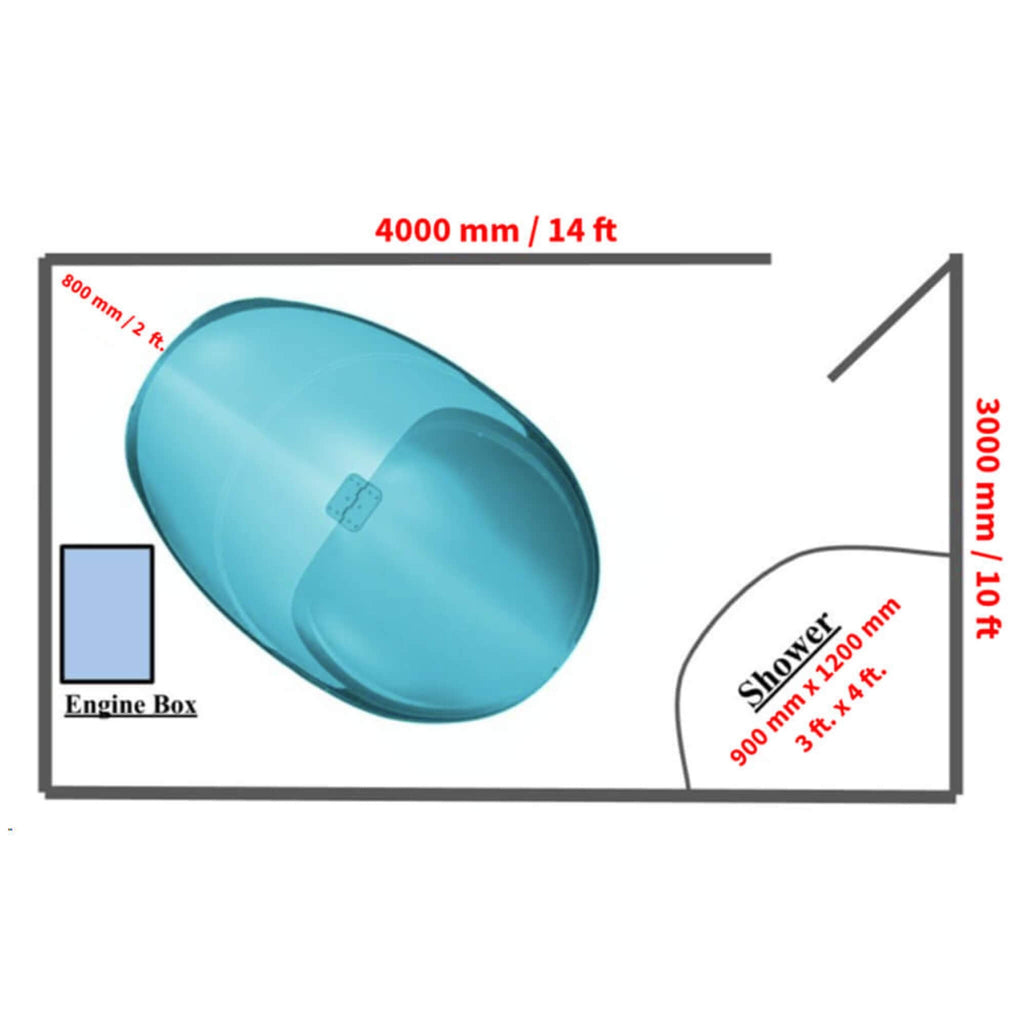 Dreampod Vmax Commercial Home Flotation Sensory Isolation Tank Pod Spa [DPFP202WPE] (SAK95142) – SAKSBY WHOLESALE, view 11