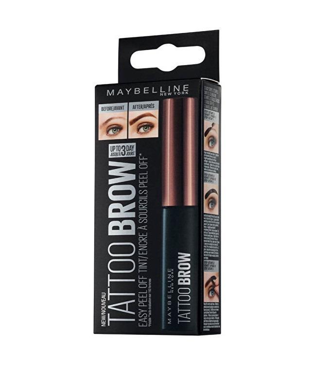 Maybelline New York Brow Tattoo Longlasting Tint Dark Brown - Enhance Your Brows with Long-Lasting Color