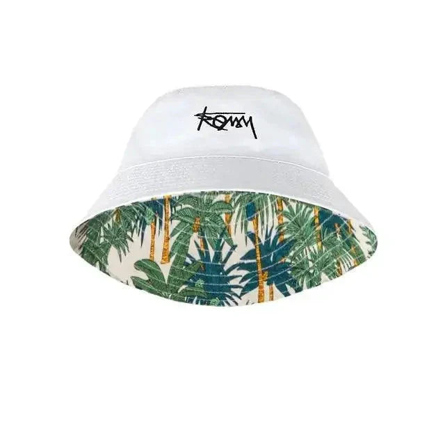 Tropical Vibes Dual-Style Men's Hawaiian Bucket Hat - Embrace Adventure in Every Season
