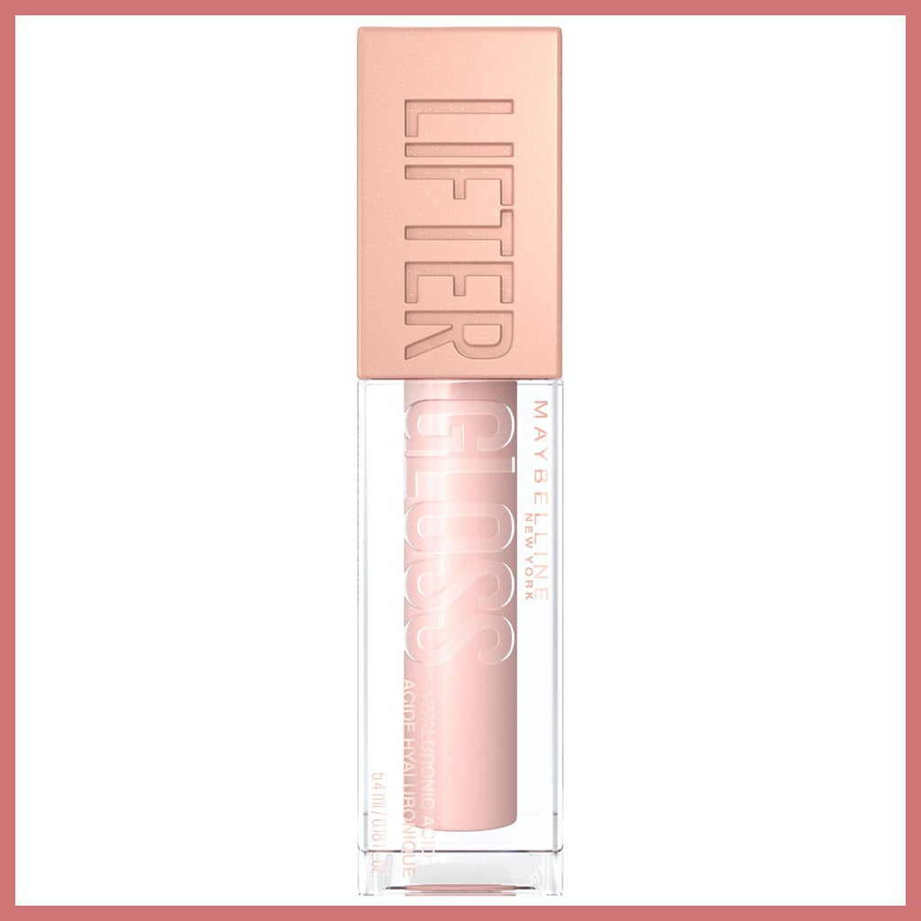 Maybelline New York Lifter Gloss - Hyaluronic Acid Lip Gloss for Moisturizing Lips, Non-Sticky, Lifting Effect