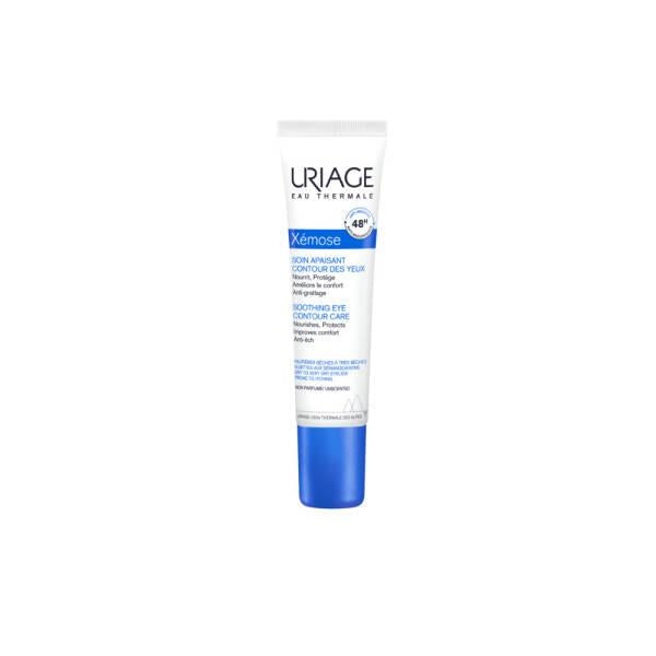 Uriage Xemose Soothing Eye Contour Cream for Dry & Sensitive Skin - Fragrance-Free, Moisturizing & Protective Eye Care