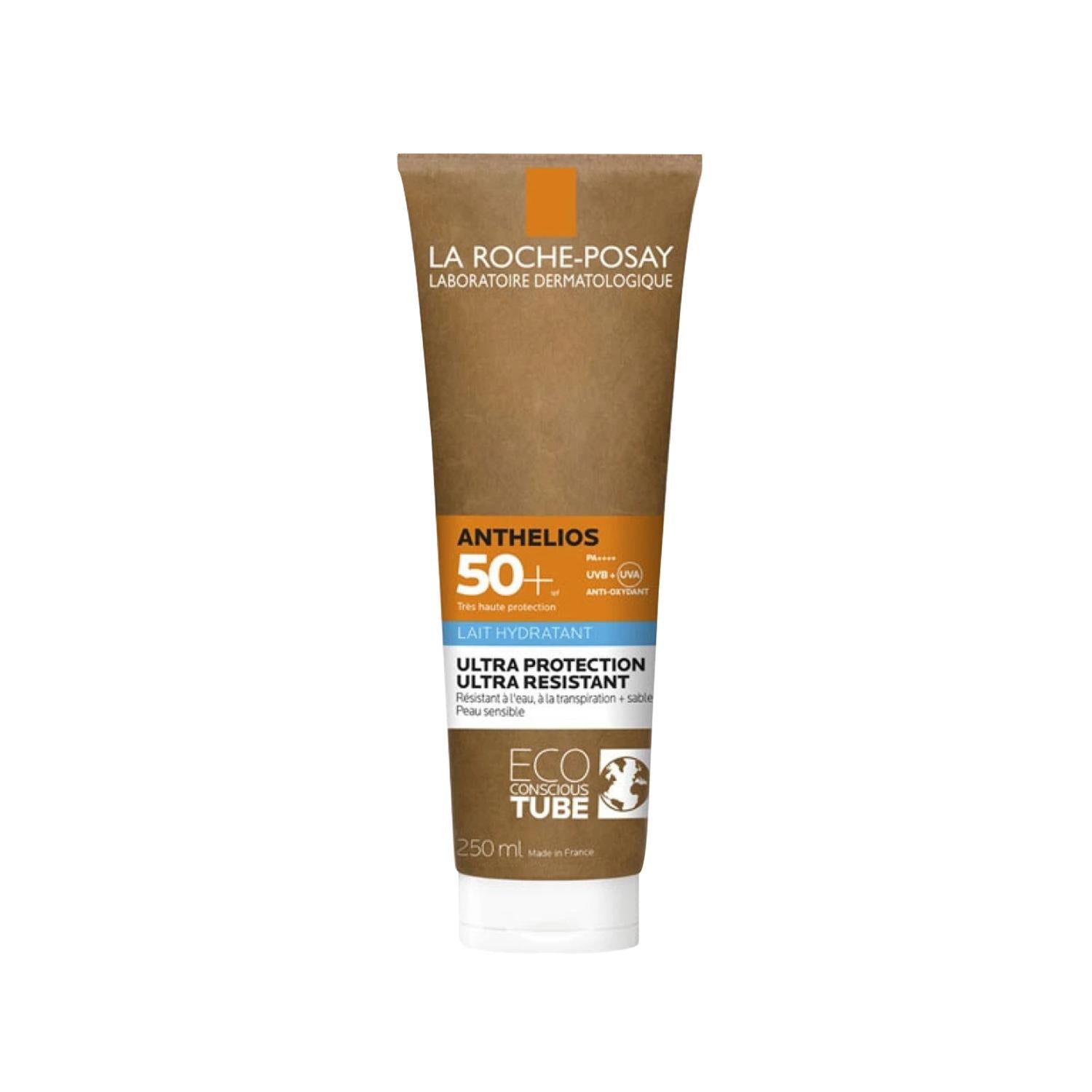 La Roche-Posay Anthelios SPF50+ Sunscreen Lotion: High UV Sun Protection & Hydration for Sensitive Skin | 250ml Body Sunscreen