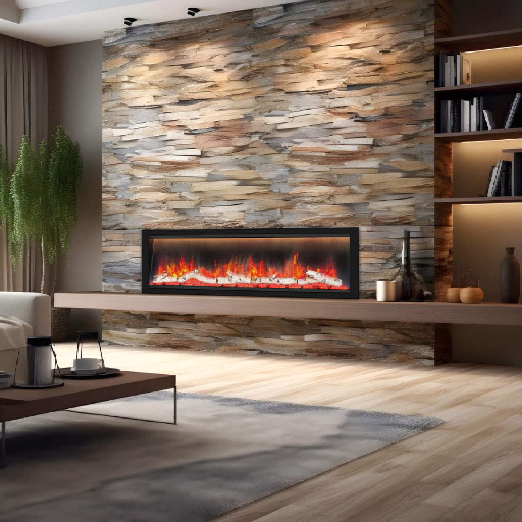 Dynasty Allegro 68-Inch Smart Linear Electric Fireplace With Remote Control [DY-BFM68] (SAK87415) – SAKSBY WHOLESALE, view 8