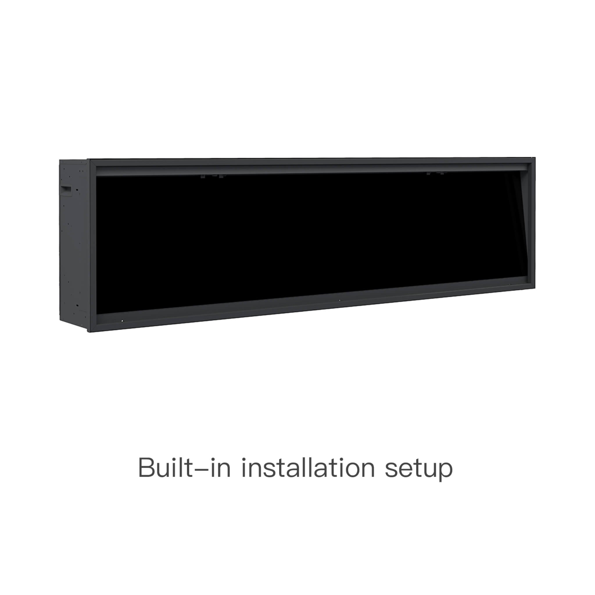 Dynasty Allegro 58-Inch Smart Linear Electric Fireplace With Heater Timer Settings [DY-BFM58] (SAK23948) – SAKSBY WHOLESALE, 