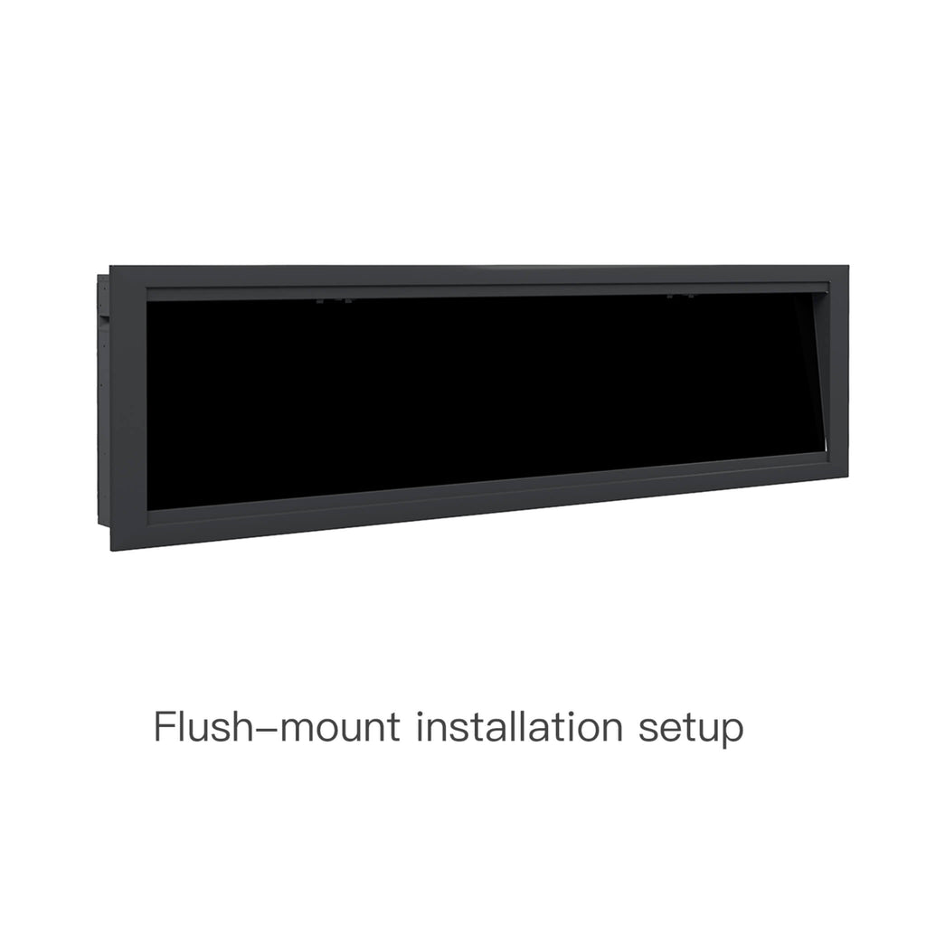 Dynasty Allegro 76-Inch Black Smart Linear Electric Fireplace [DY-BFM76] (SAK56392) – SAKSBY WHOLESALE, view 6