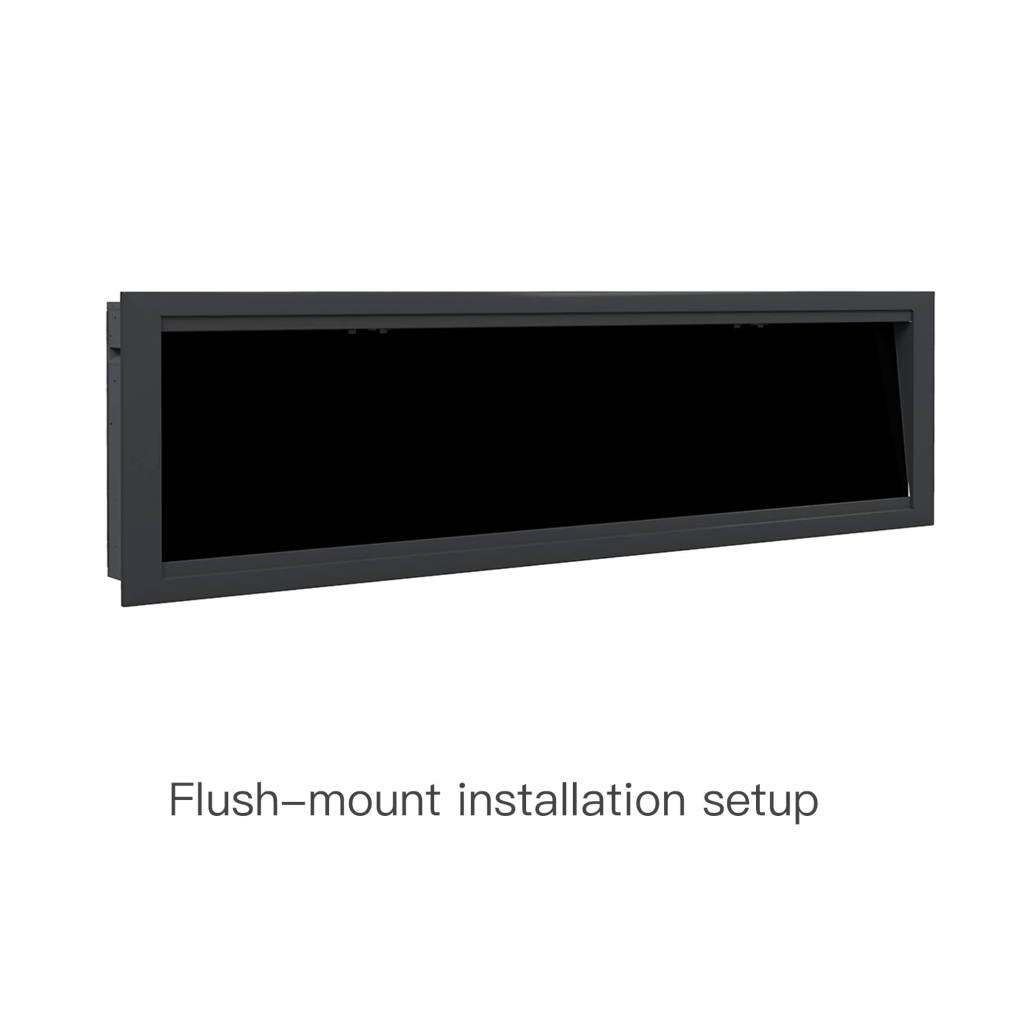 Dynasty Allegro 76-Inch Black Smart Linear Electric Fireplace [DY-BFM76] (SAK56392) – SAKSBY WHOLESALE, view 6