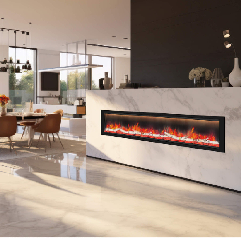 Dynasty Allegro 82-Inch Flush Mount Smart Linear Electric Fireplace [DY-BFM82] (SAK29014) – SAKSBY WHOLESALE, view 7