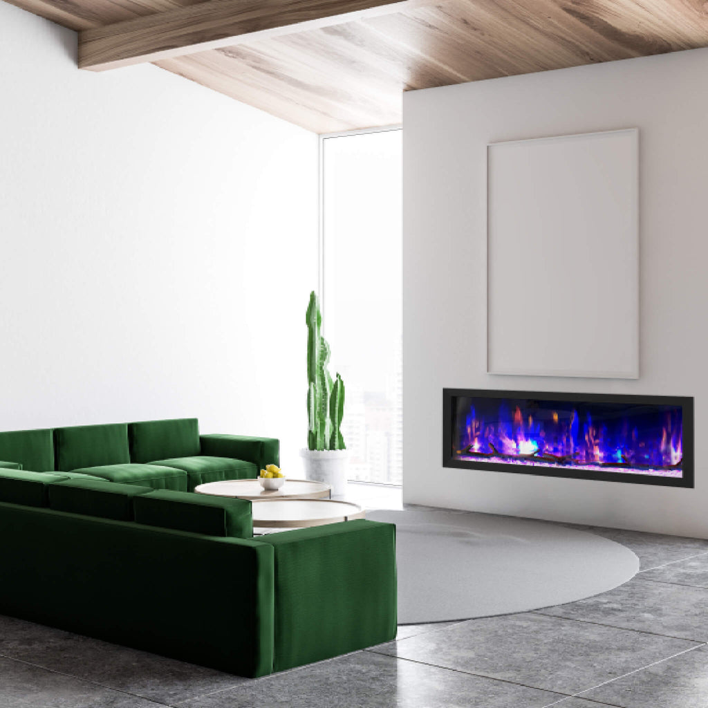 Dynasty Cascade 52-Inch Recessed Smart Linear Electric Fireplace With Dynasty App [DY-BTX52] (SAK73485) – SAKSBY WHOLESALE, v