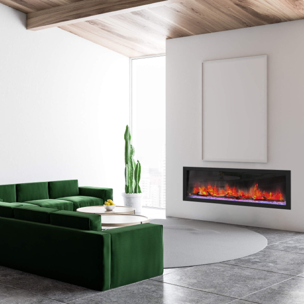 Dynasty Cascade 52-Inch Recessed Smart Linear Electric Fireplace With Dynasty App [DY-BTX52] (SAK73485) – SAKSBY WHOLESALE, v