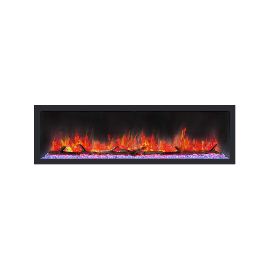 Dynasty Cascade 64-Inch Smart Linear Electric Fireplace With Front Facing Heater [DY-BTX64] (SAK15932) – SAKSBY WHOLESALE
