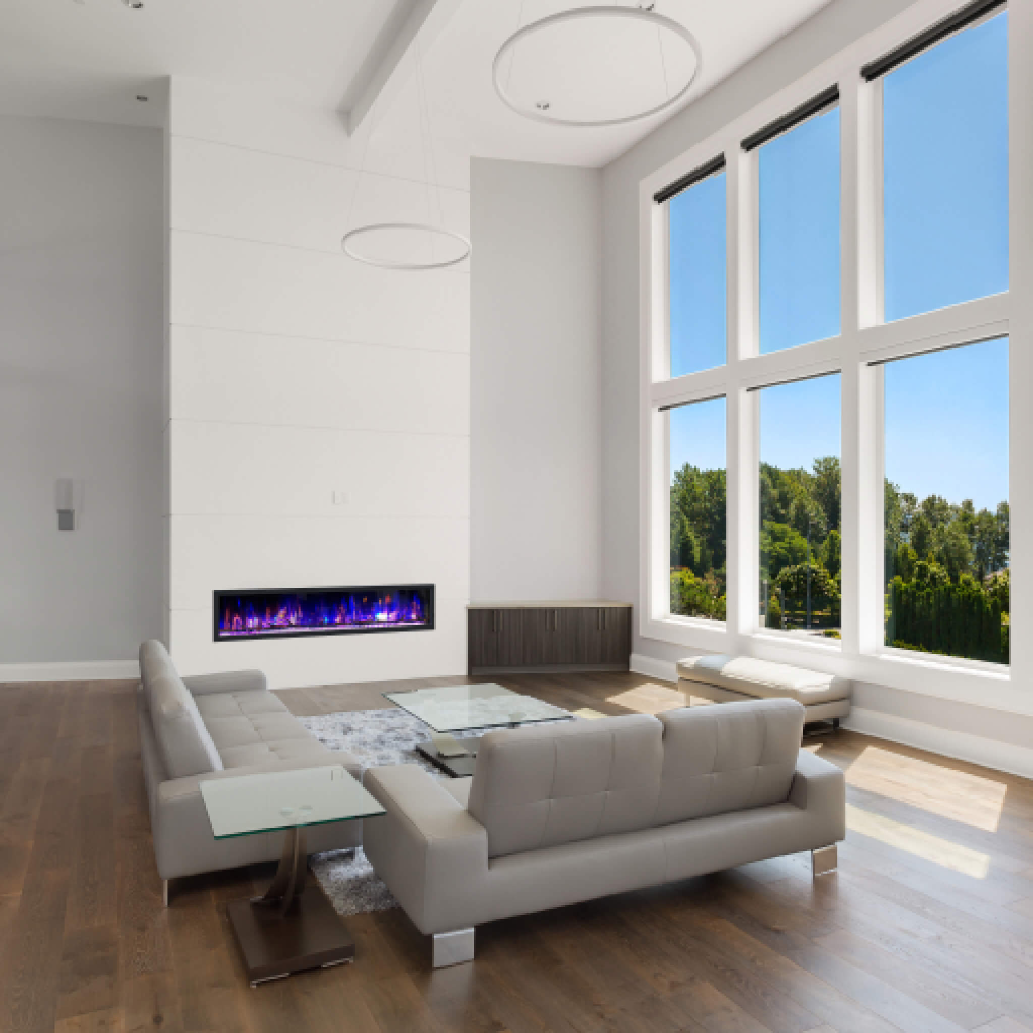 Dynasty Cascade 74-Inch Smart Linear Electric Fireplace [DY-BTX74] (SAK61984) – SAKSBY WHOLESALE, view 11