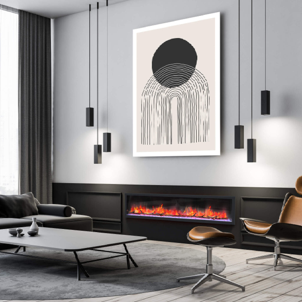 Dynasty Cascade 82-Inch Recessed Linear Electric Fireplace [DY-BTX82] (SAK30567) – SAKSBY WHOLESALE, view 12